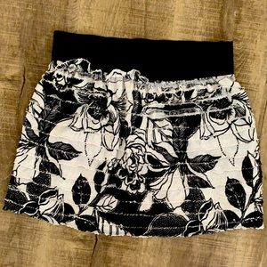 Papaya stretch mini skirt